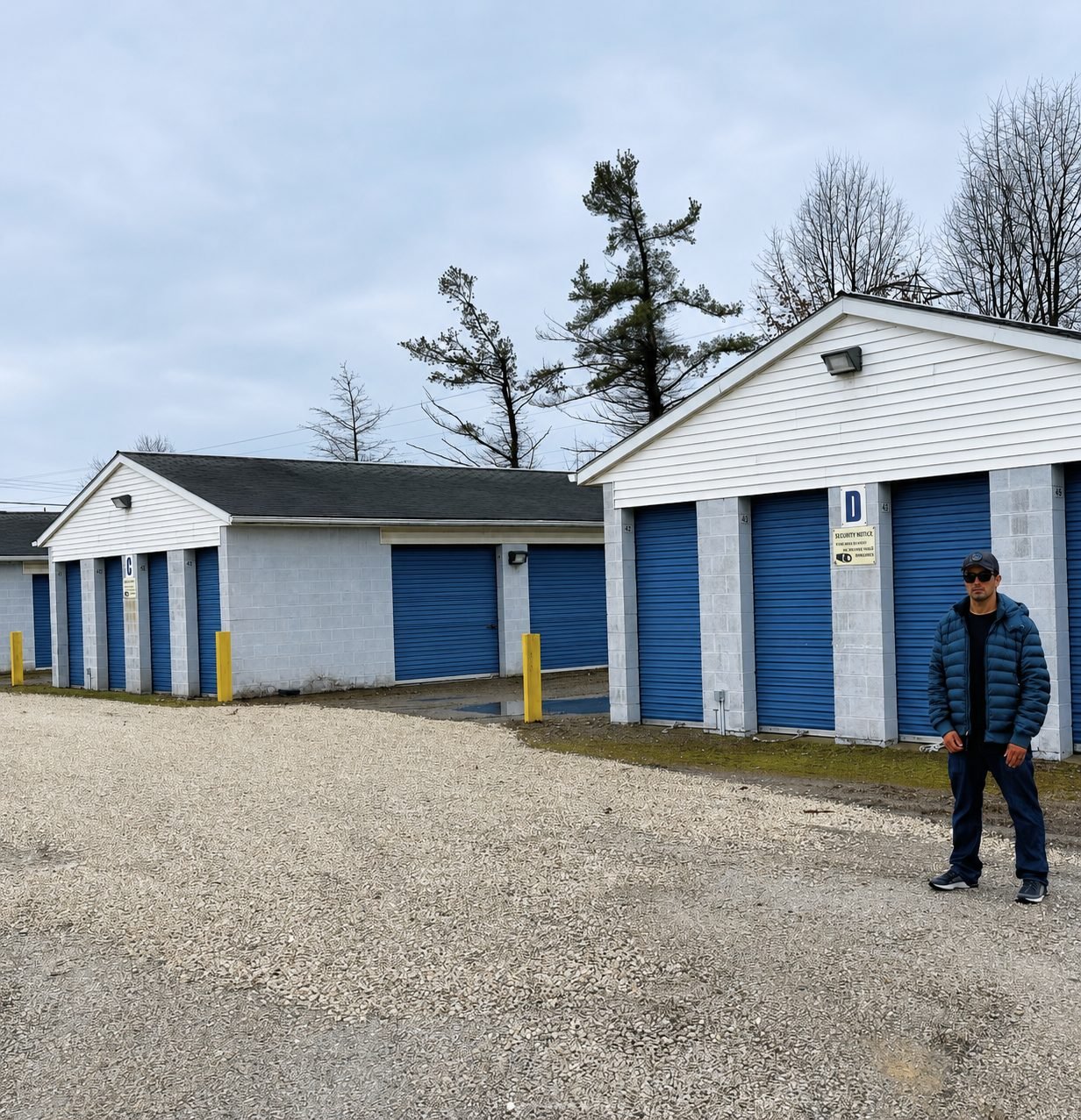 Chris Kirkman at the first self-storage facility he purchased