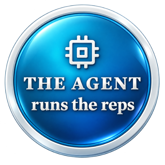 The Agent runs the reps